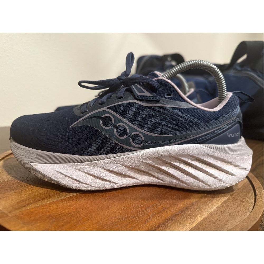 Saucony Triumph 22 Dusk Navy Blue Running Shoes S20966-253 Mens 6 Womens 7.5
